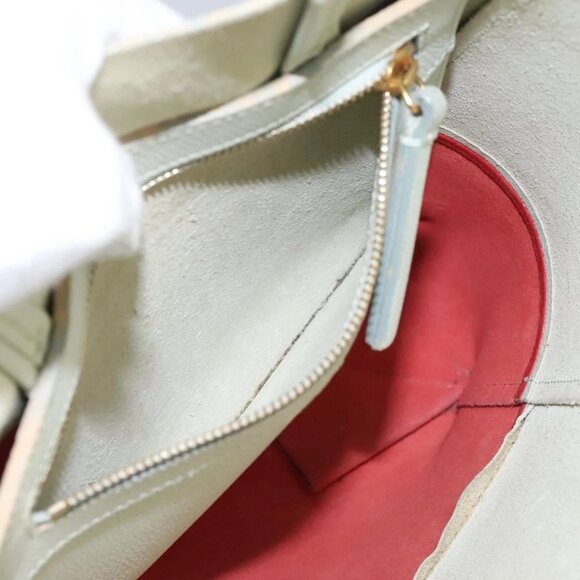 CELINE Tote Bag Leather 2way Red Auth ep7482 - Picture 11 of 16